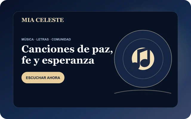 Vista previa del sitio Mía Celeste Oficial